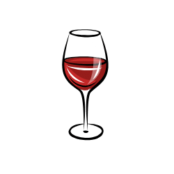 icona calice di vino rosso